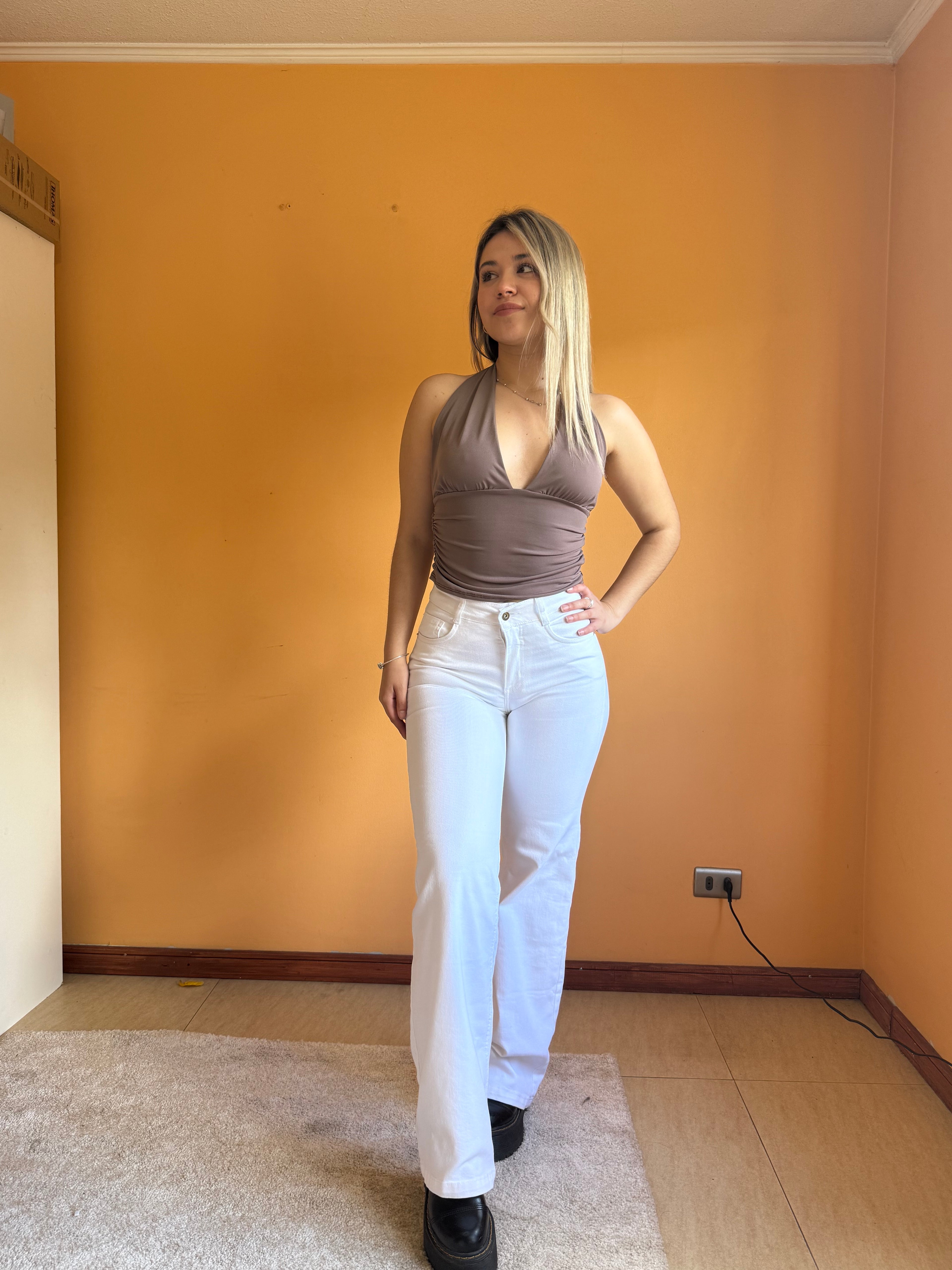 WIDE LEG BLANCO